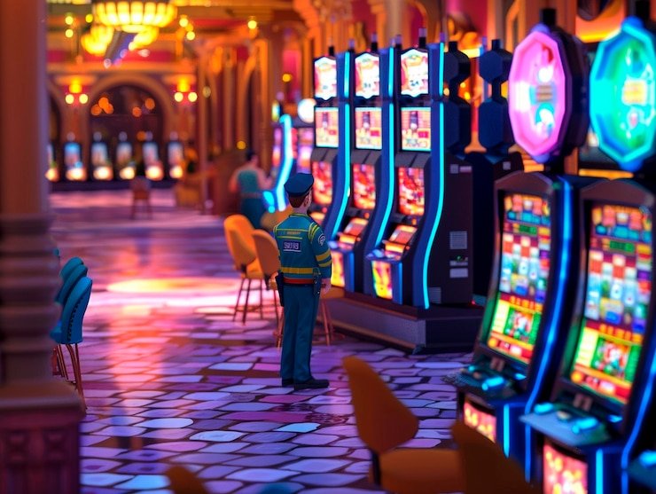 Antarmuka permainan roulette langsung dengan papan taruhan interaktif dan statistik live